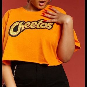 Forever 21 plus size 2x cropped CHEETOS shirt